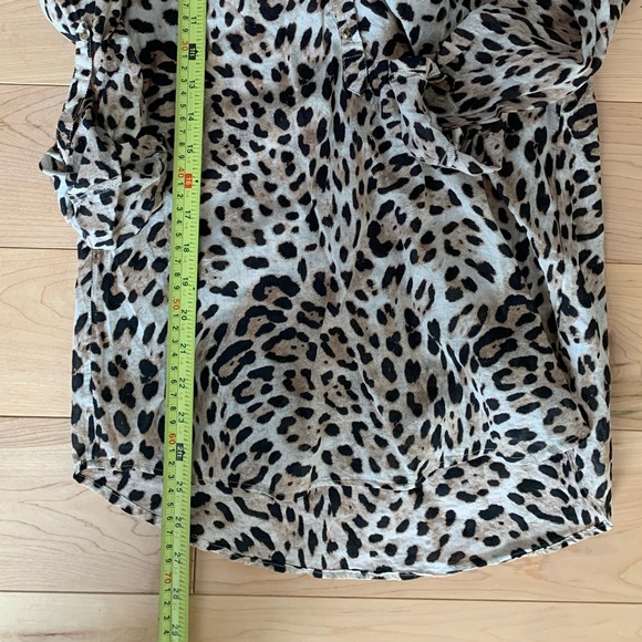 Leopard Print Zara Blouse Sz Small - Picture 8 of 8